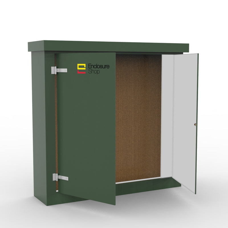 GRP Walk In Enclosure 2000mm x 500mm x 2000mm - DPM13 Open Doors