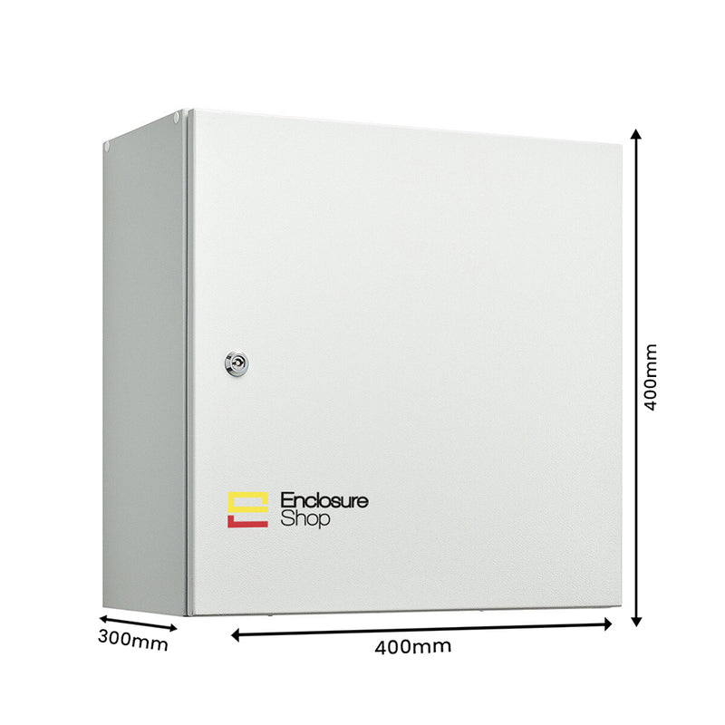 Steel Wall Mounted Electrical Enclosure 400mm x 300mm x 400mm - SWM14